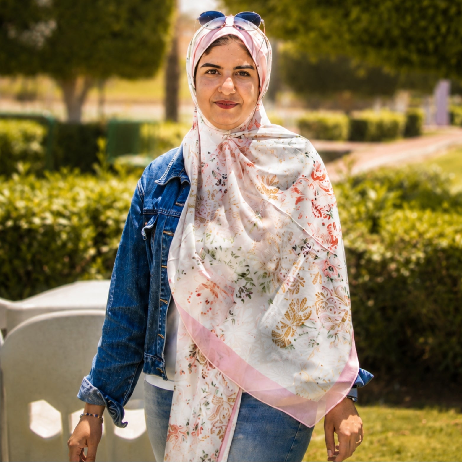 Hams Printed Chiffon