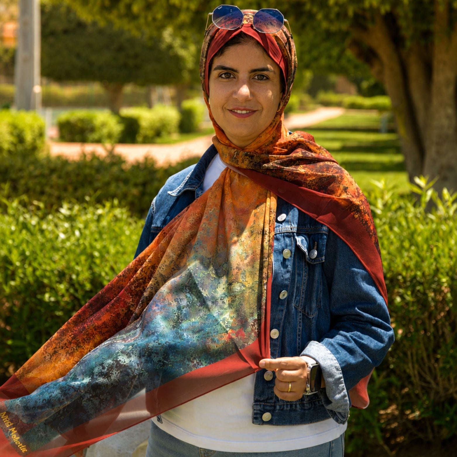 Kahraman Printed Chiffon