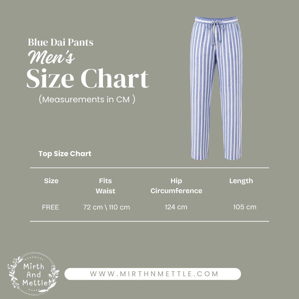 Linen Blue Pants
