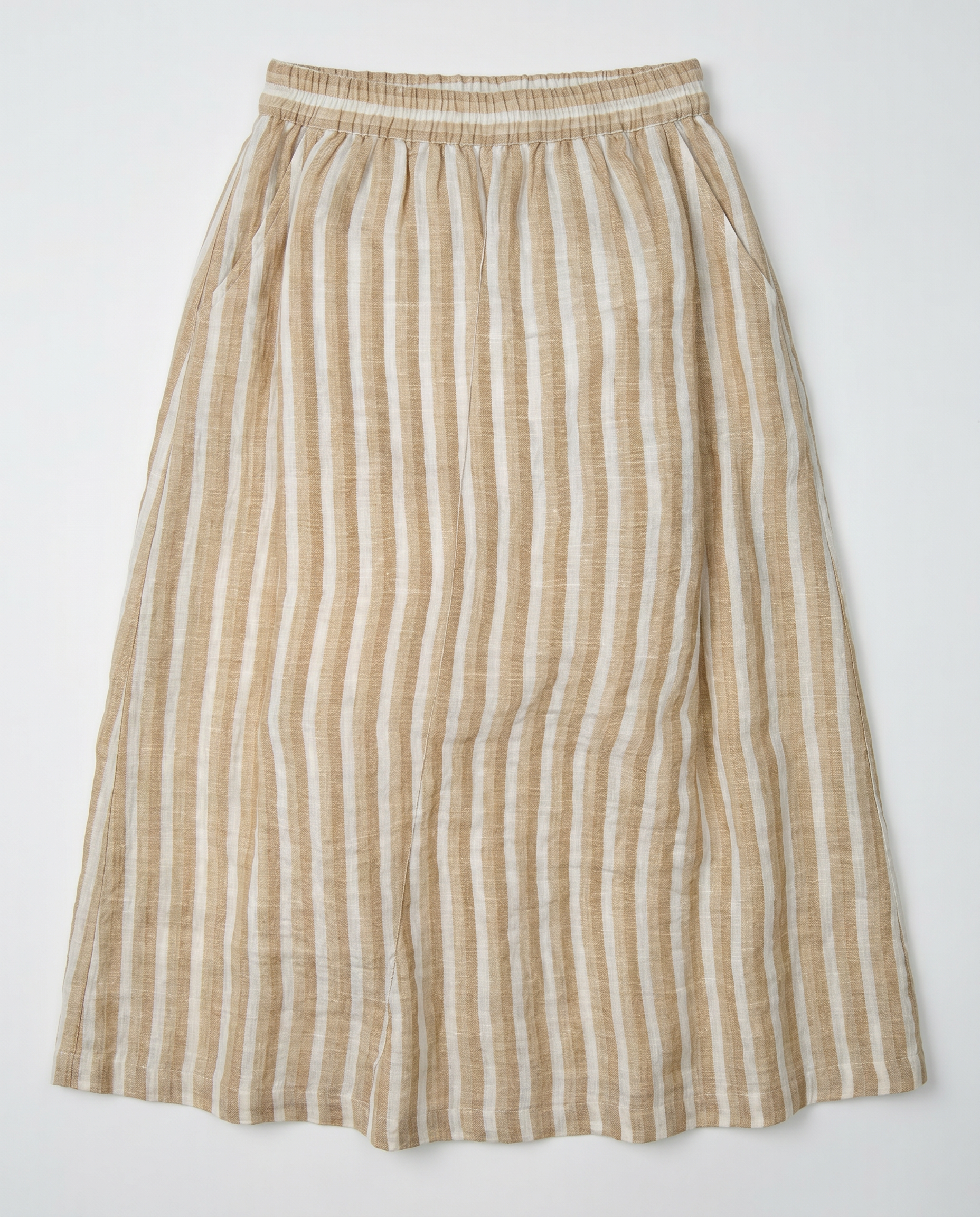 Linen Camel Skirt